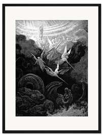 Gerahmter Kunstdruck Die gekrönte Jungfrau