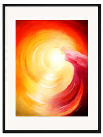 Gerahmter Kunstdruck Seelenreise ins Licht