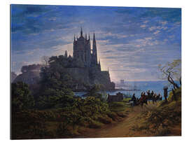 Gallery print Gothic church on a cliff by the sea