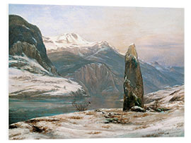 Tableau en PVC winter at the sognefjord