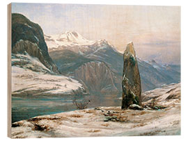 Puutaulu winter at the sognefjord