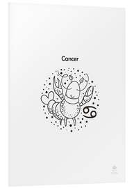 Foam board print Zodiac Cancer