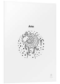 Foam board print Zodiac Aries