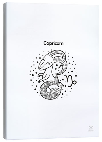 Canvas print Zodiac Capricorn