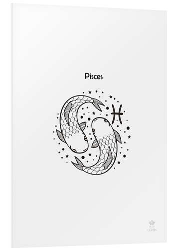 Foam board print Zodiac Pisces