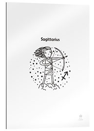 Galleriprint Stjernetegn Sagittarius (Skytten, jente)