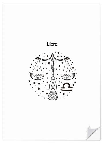 Naklejka na ścianę Zodiac Libra