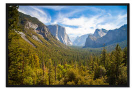 Gerahmter Kunstdruck Yosemite Valley, USA