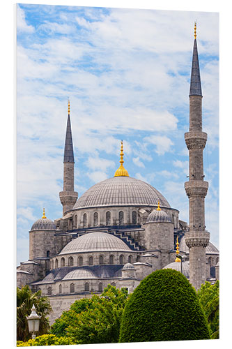 Foam board print Blue Mosque Istanbul