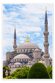 Wall print  Blue Mosque Istanbul - Jan Schuler