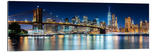 Gallery print New York skyline at night II