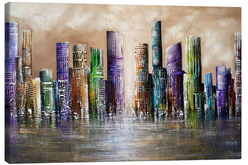 Canvas print Skyline city