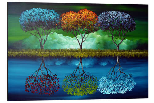 Obraz na aluminium Colourful Seasons VI