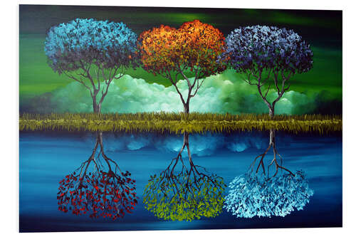 Quadro em PVC Colourful Seasons VI