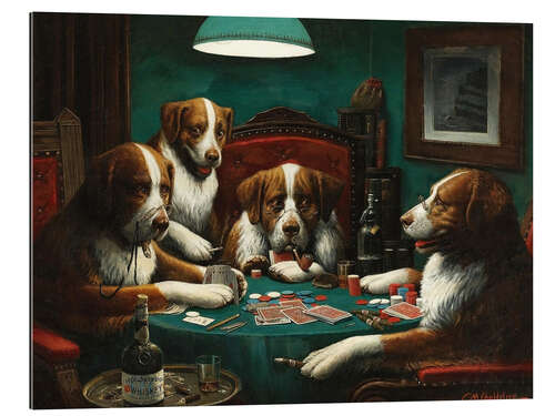 Gallery Print Das Pokerspiel