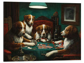 Magnettafel Das Pokerspiel