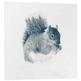 Hartschaumbild Squirrel