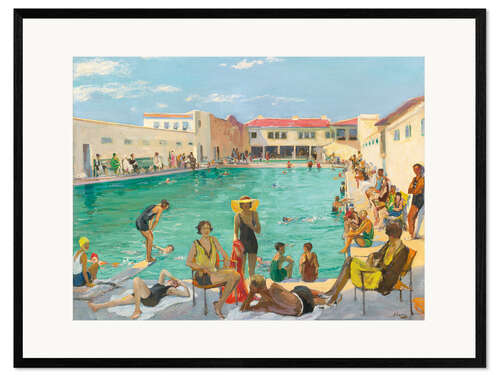 Framed art print Winter in Florida