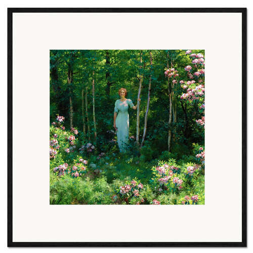 Inramat konsttryck The Edge of the Woods