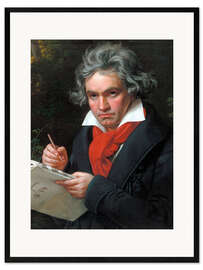 Gerahmter Kunstdruck Ludwig van Beethoven