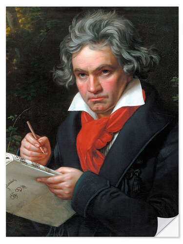 Wandsticker Ludwig van Beethoven