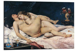 Alubild Der Schlaf - Gustave Courbet