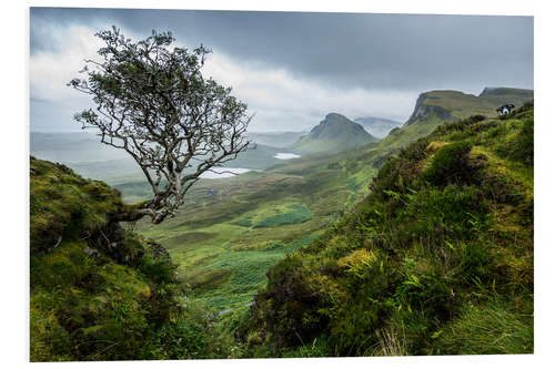 Foam board print The Quiraing, Isle of Skye, Scotland II