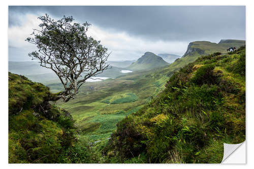 Sticker mural Le Quiraing sur l'île de Skye, Écosse II