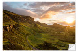 Vinilo para la pared El Quiraing, isla de Skye, Escocia I