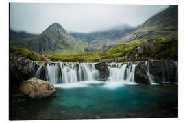 Aluminiumsbilde The Fairy Pools, Glen Brittle, Skye, Scotland