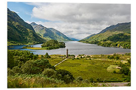 Foam board print Glenfinnan Monument, Scotland