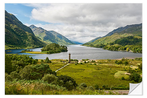 Muursticker Glenfinnan Monument, Scotland