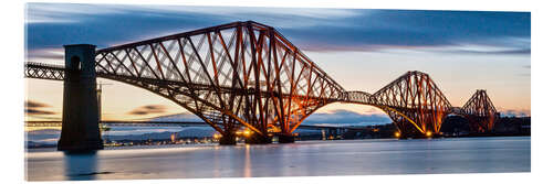 Acrylglasbild Forth Bridge, Edinburgh, Schottland