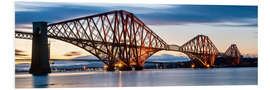 Hartschaumbild Forth Bridge, Edinburgh, Schottland