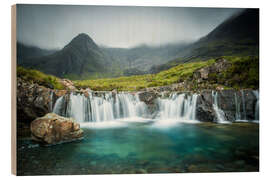 Trätavla The Fairy Pools, Glen Brittle, Skye, Scotland