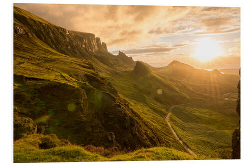 Foam board print The Quiraing, Isle of Skye, Scotland III