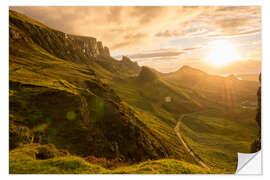 Sticker mural The Quiraing, Isle of Skye, Scotland III