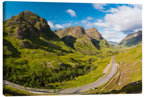 Leinwandbild The Three Sisters, Glencoe, Scotland