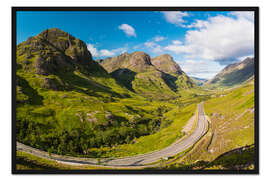 Gerahmter Kunstdruck The Three Sisters, Glencoe, Scotland