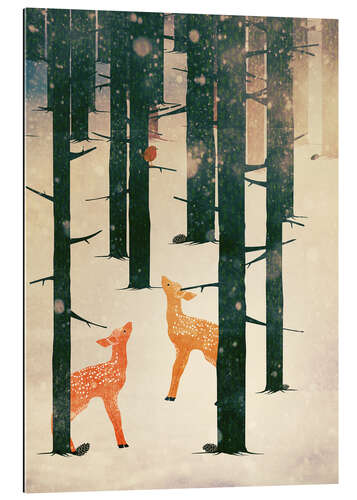 Gallery print Winter Deer