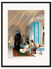 Framed art print Bath in the harem