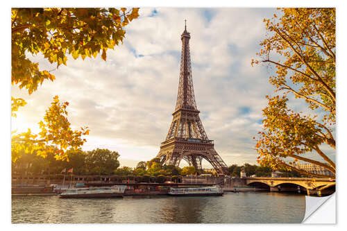 Selvklebende plakat Shore at the Eiffel Tower