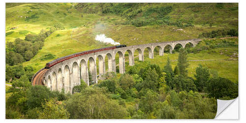 Selvklebende plakat Glenfinnan Viaduct, Scotland