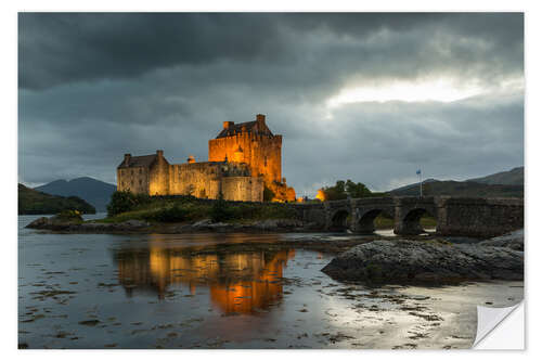 Selvklebende plakat Eilean Donan Castle, Scotland II