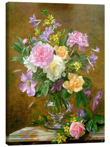 Canvas print Vase of Flowers