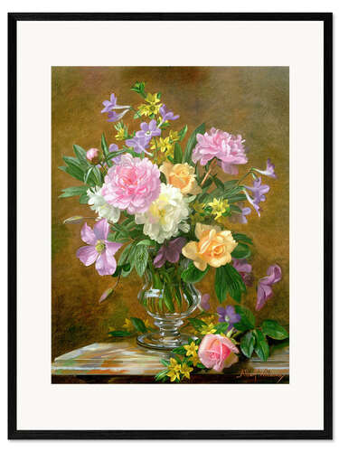 Framed art print Vase of Flowers