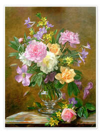 Wall print  Vase of Flowers - Albert Williams