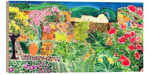 Holzbild Convent Gardens, Antigua, 1993