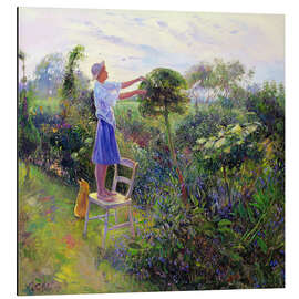 Magnettafel Arbeit im Garten