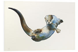 Quadro em PVC Floating Otter